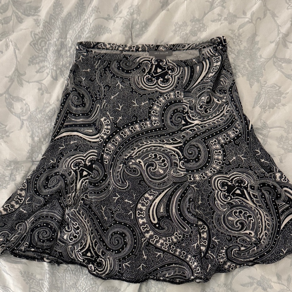 Vintage Silk Ann Taylor Skirt